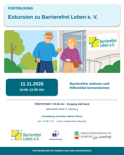 Exkursion zu Barrierefrei Leben e.V. am 11.11.2026 – Hilfsmittel entdecken, Selbstständigkeit stärken