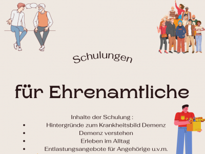 Damit pflegende Angehörige einmal Luft holen können… 