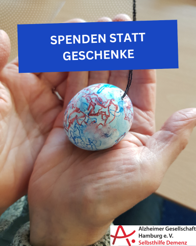 Spenden statt Geschenke – unterstützen Sie unsere Vergissmeinnicht-Chöre und unsere Gedächtnistrainings