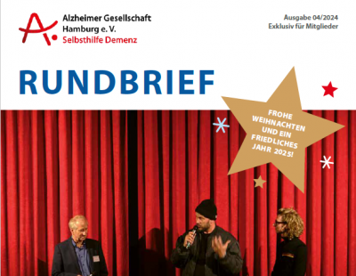 Neuer Rundbrief 04/2024 der Alzheimer Gesellschaft Hamburg e.V.                                                                     
