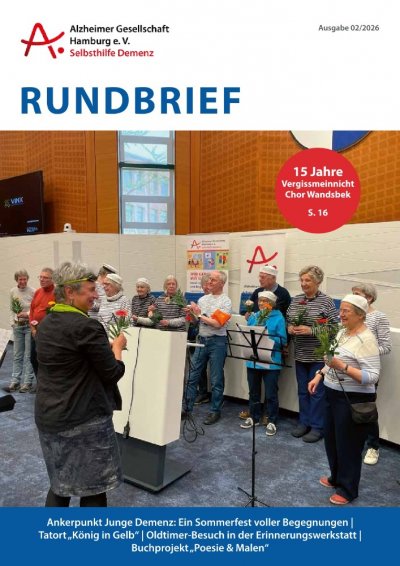 Rundbrief 02/2026 erscheint Ende August: Einblicke in unsere Projekte, Begegnungen, Jubiläen und aktuelle Entwicklungen rund um das Thema Demenz